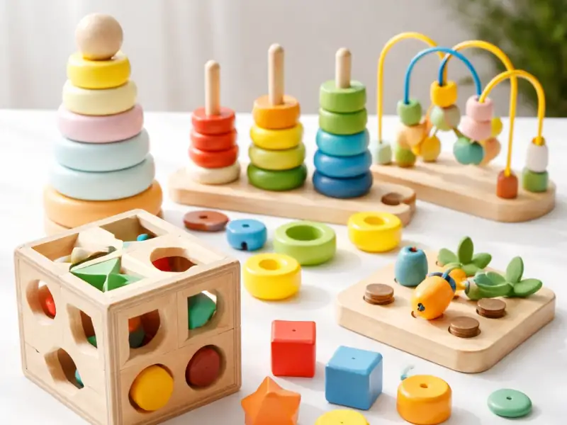 Jocuri montessori pentru copii mici